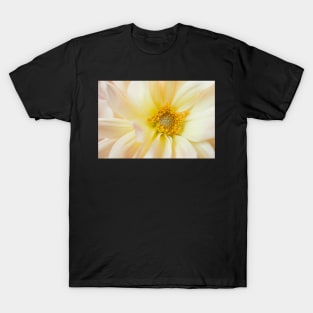 Yellow Dahlia Greeting Card T-Shirt